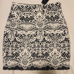 Maje lace skirt